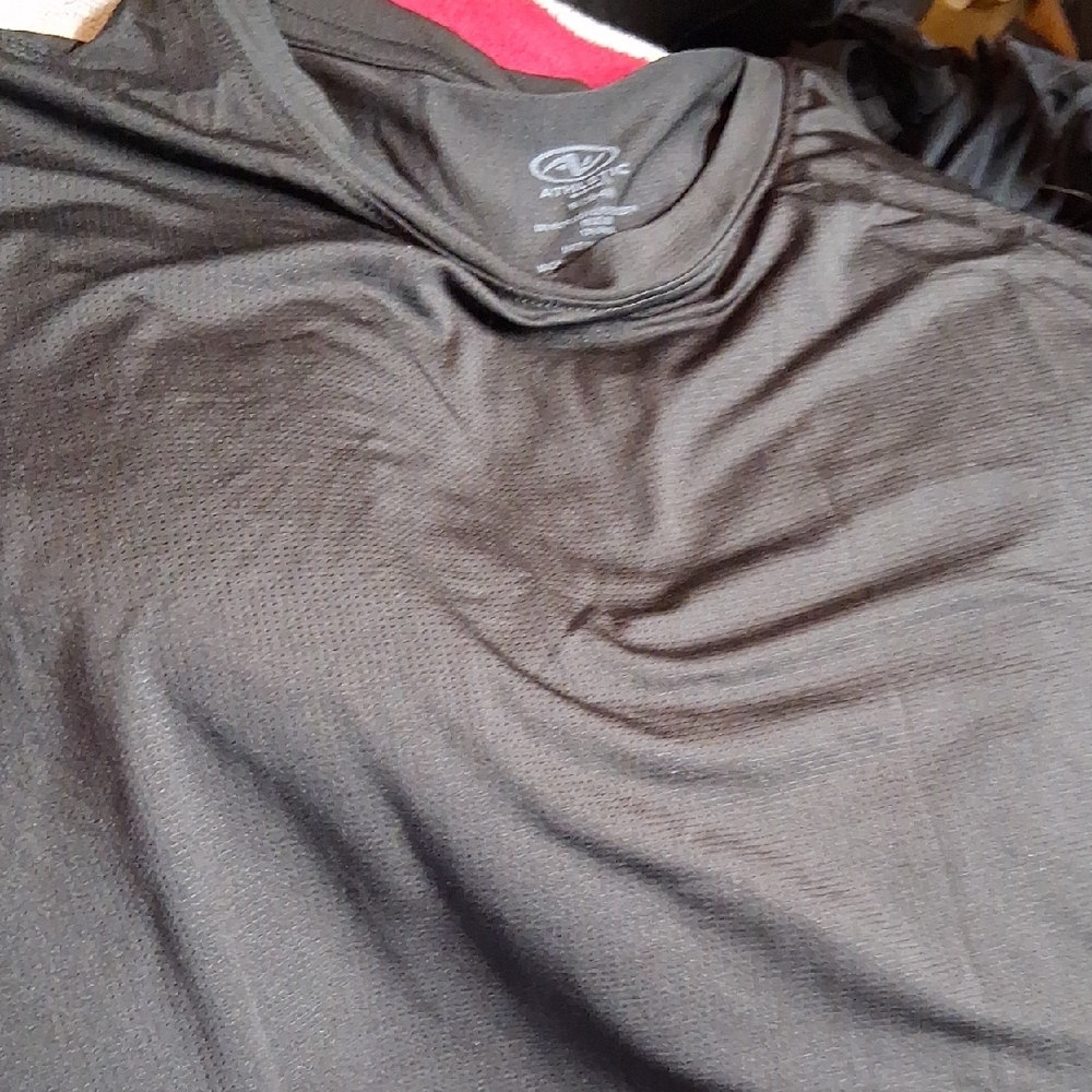 Athletic Works Black Short Sleeve Crew Tee